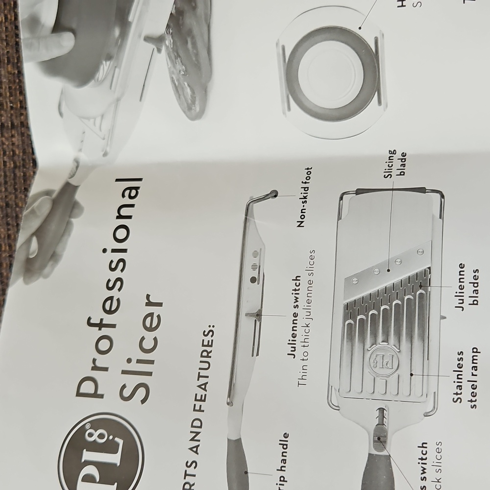 Progressive PL8 Professional Mandoline Slicer And Serrated Peeler